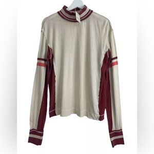 We The Free People High Neck Long Sleeve Tee